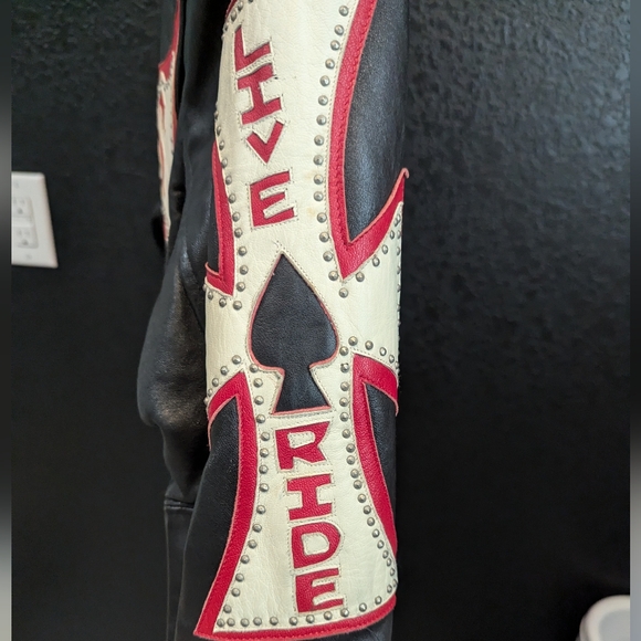 Custom Tribe America Leather Jacket - Picture 8 of 16